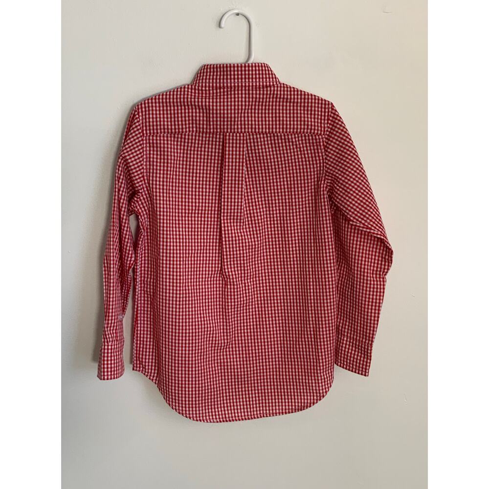 The Beaufort Bonnet Company Dean's List Dress Shirt Red Gingham size 5 - Picture 4 of 4